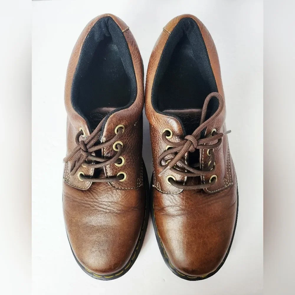 Dr. Martens Boston Oxford Mens Brown Shoes AW004 Size US 13